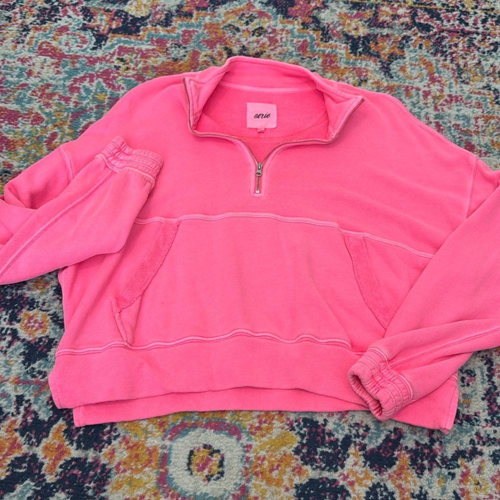 aerie half zip